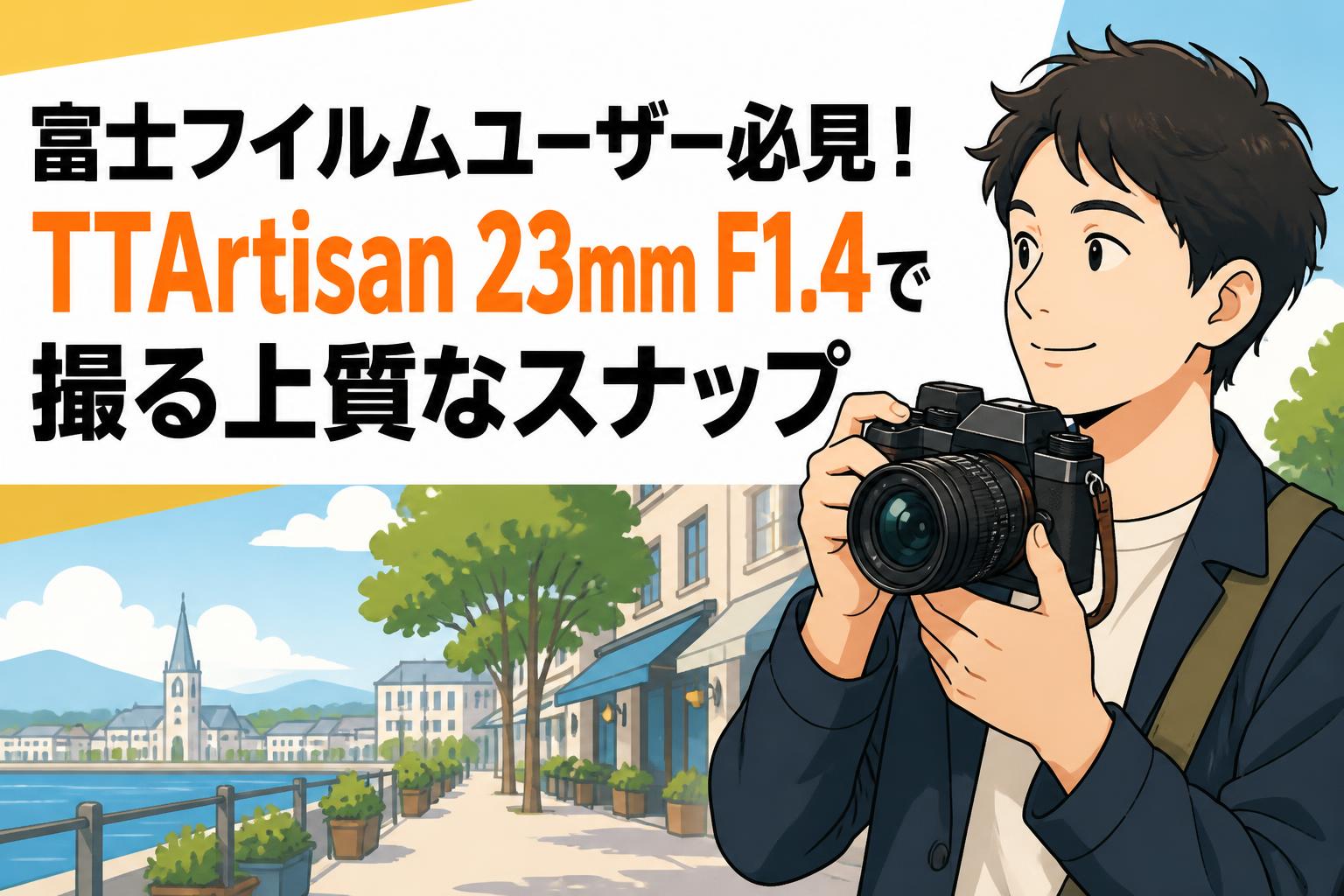 富士フイルムユーザー必見！TTArtisan 23mm F1.4で撮る上質なスナップ