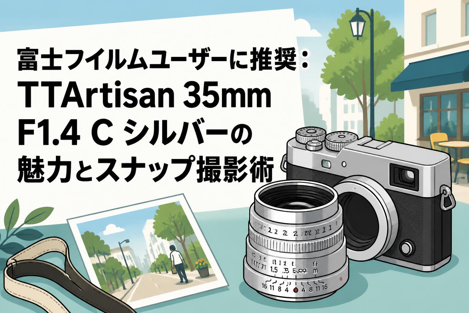 富士フイルムユーザーに推奨：TTArtisan 35mm F1.4 C シルバーの魅力とスナップ撮影術