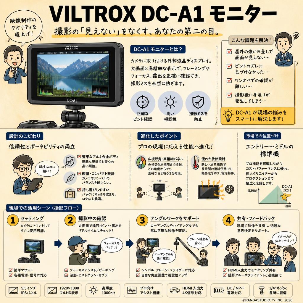 Viltrox DC-A1 モニター 概要