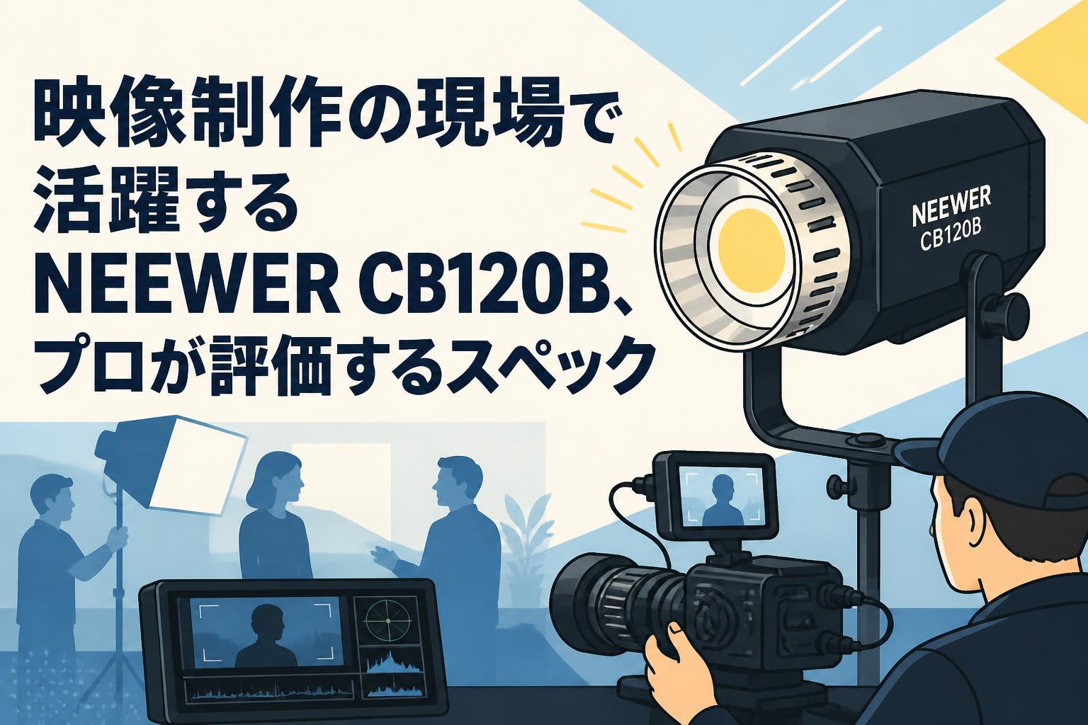 映像制作の現場で活躍するNEEWER CB120B、プロが評価するスペック