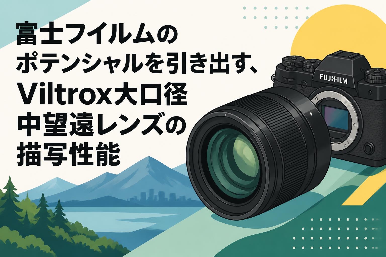富士フイルムのポテンシャルを引き出す、Viltrox大口径中望遠レンズの描写性能