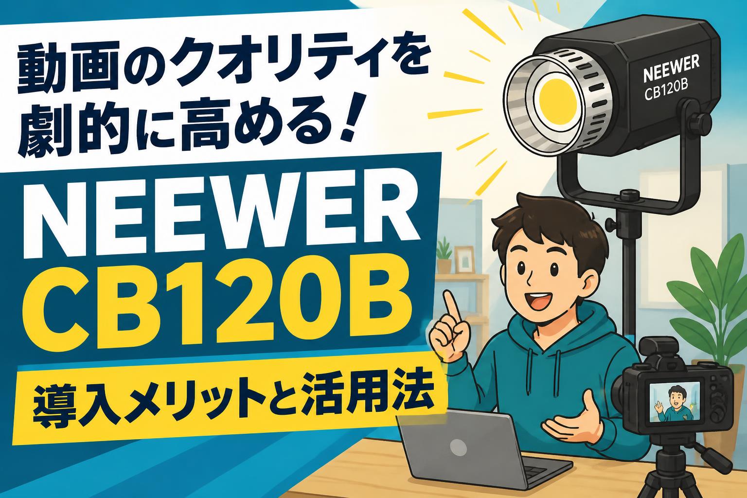 動画のクオリティを劇的に高める！NEEWER CB120B導入メリットと活用法