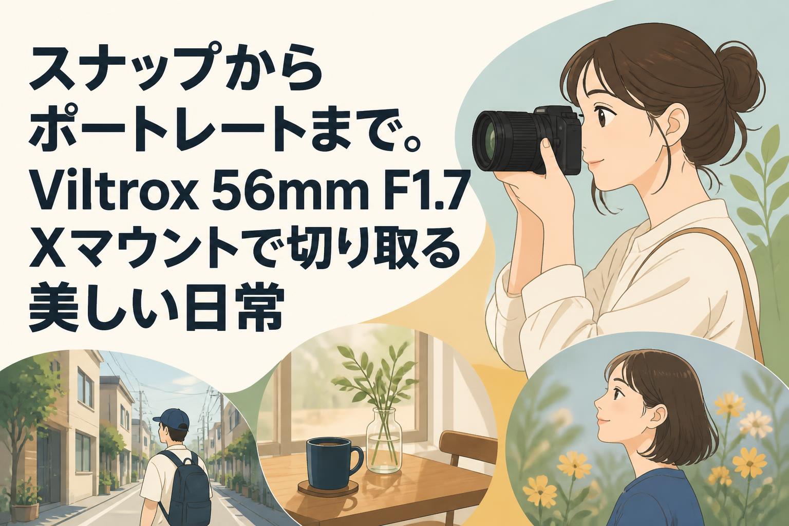 スナップからポートレートまで。Viltrox 56mm F1.7 Xマウントで切り取る美しい日常