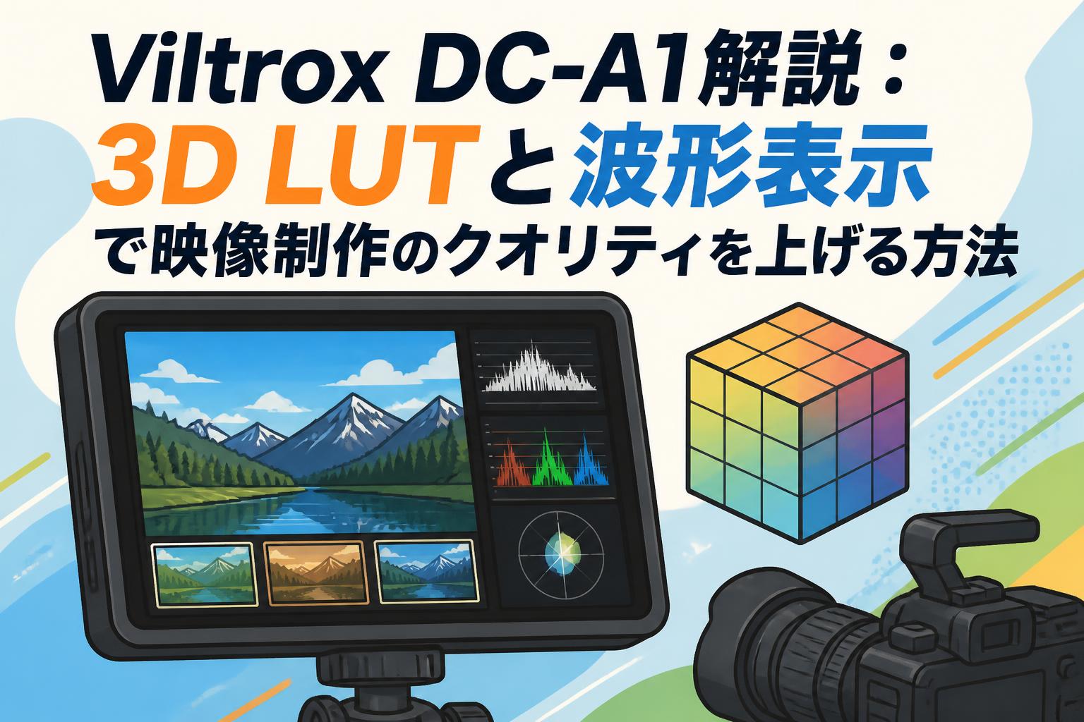 Viltrox DC-A1解説：3D LUTと波形表示で映像制作のクオリティを上げる方法