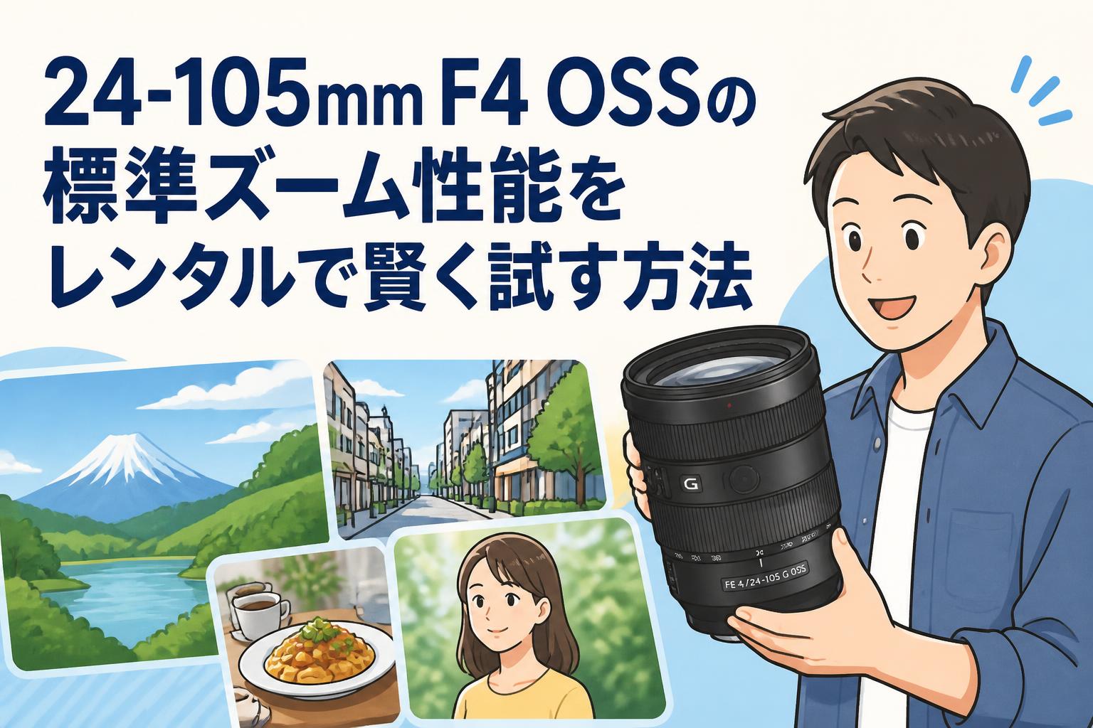 24-105mm F4 OSSの標準ズーム性能をレンタルで賢く試す方法