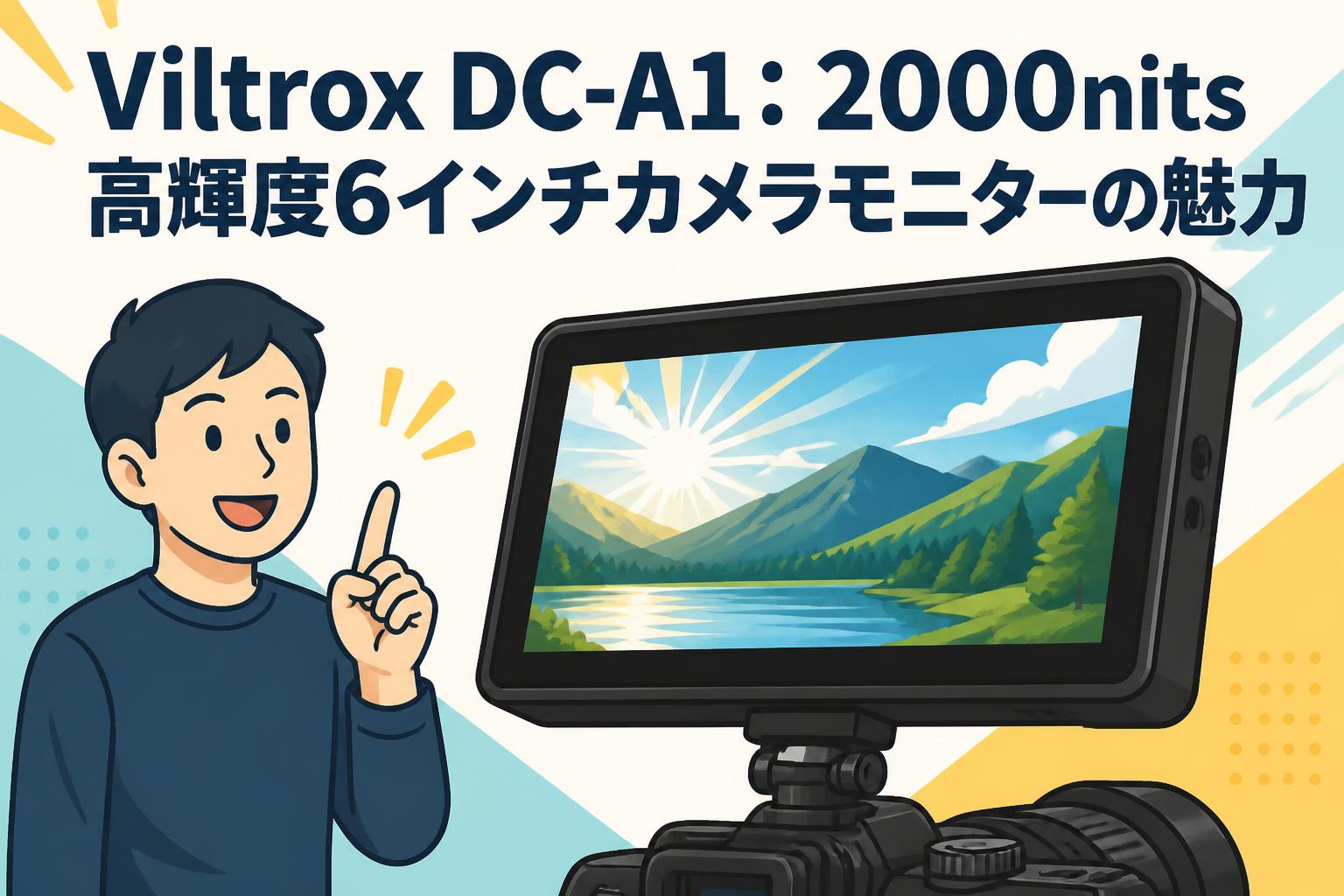Viltrox DC-A1：2000nits高輝度6インチカメラモニターの魅力