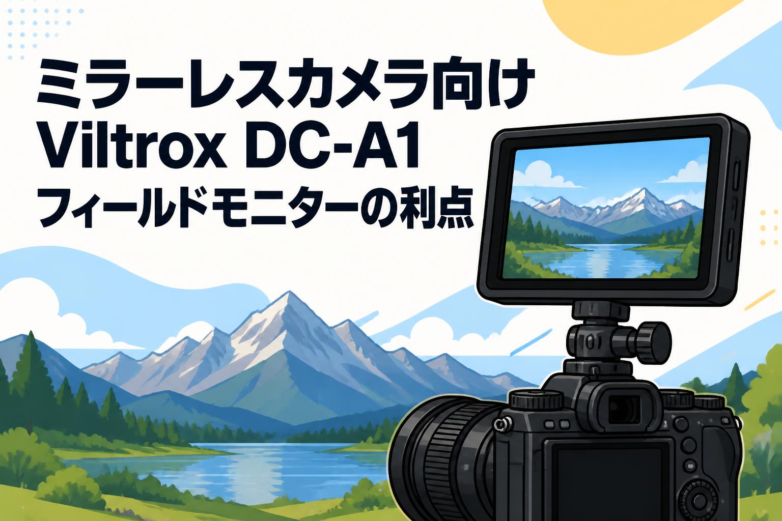 ミラーレスカメラ向けViltrox DC-A1フィールドモニターの利点