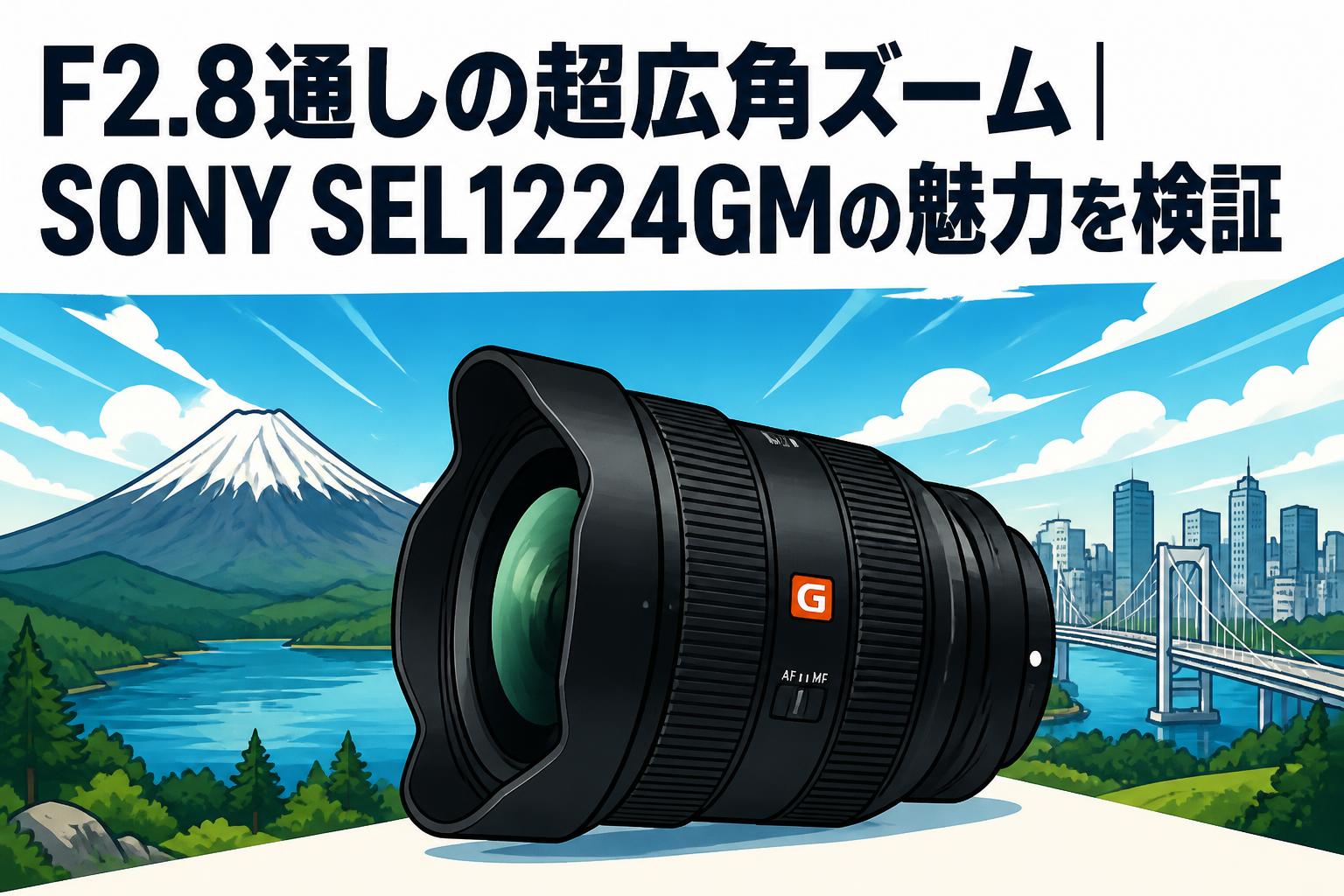 F2.8通しの超広角ズーム｜SONY SEL1224GMの魅力を検証
