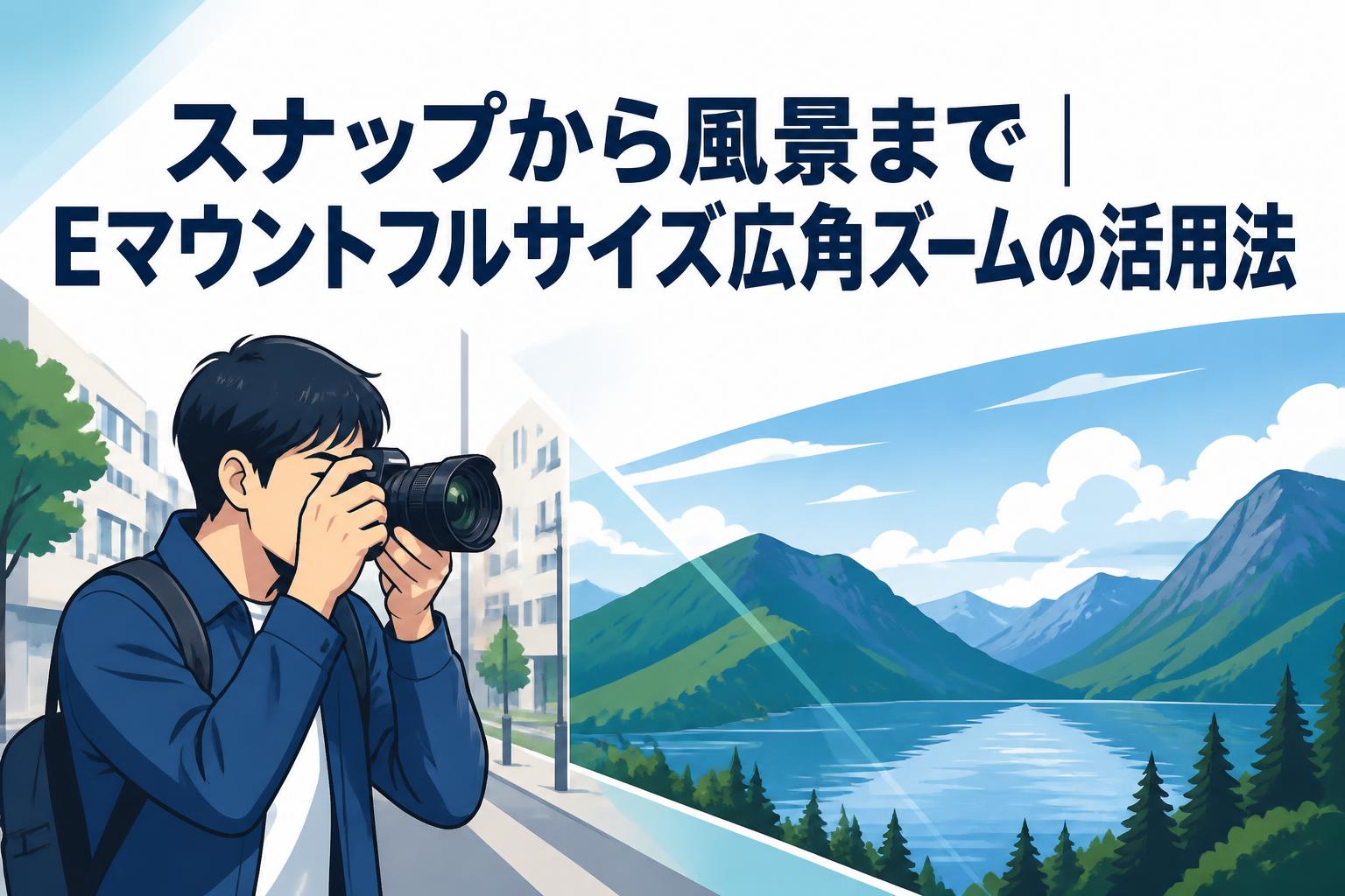 スナップから風景まで｜Eマウントフルサイズ広角ズームの活用法