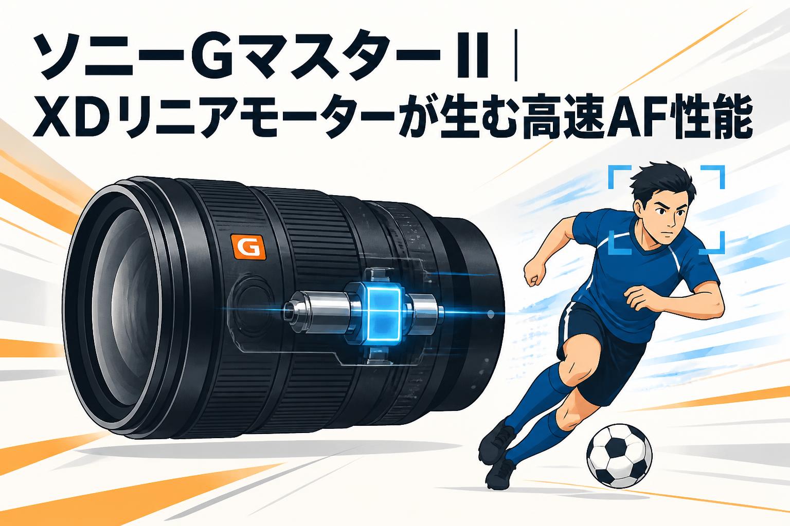 ソニーGマスター II｜XDリニアモーターが生む高速AF性能