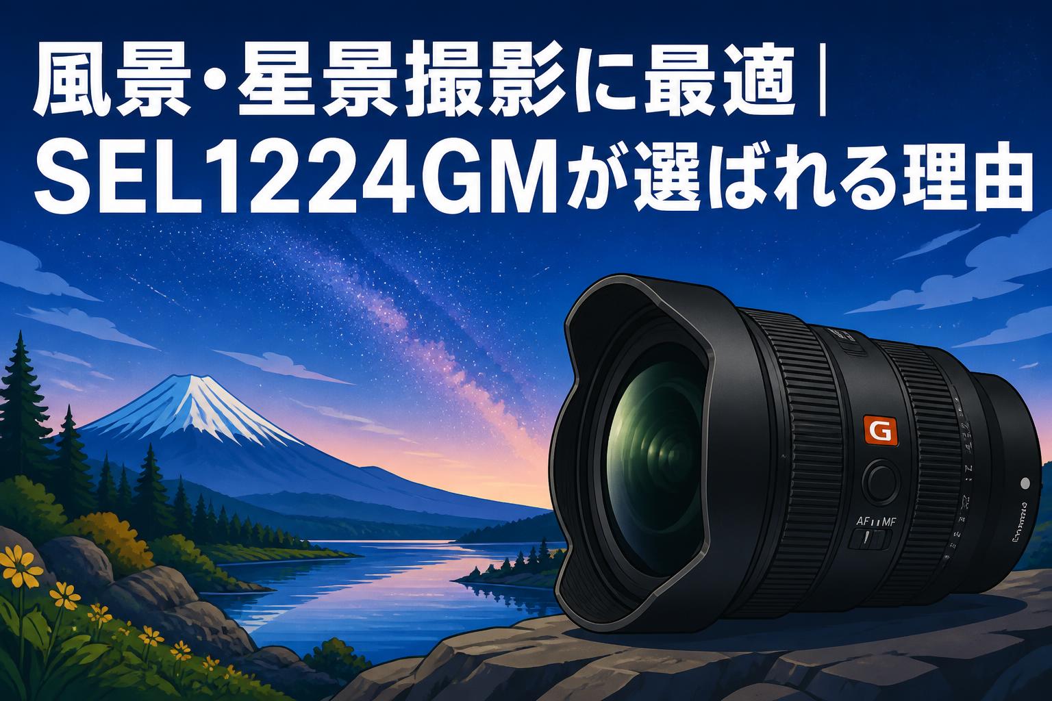 風景・星景撮影に最適｜SEL1224GMが選ばれる理由
