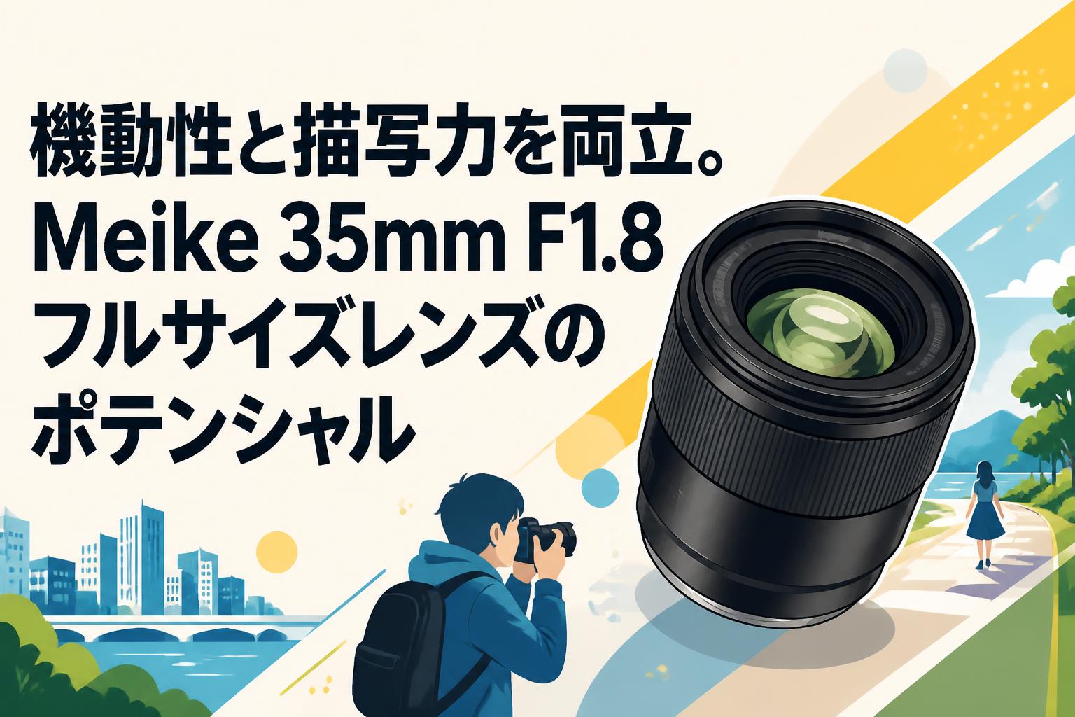 機動性と描写力を両立。Meike 35mm F1.8フルサイズレンズのポテンシャル