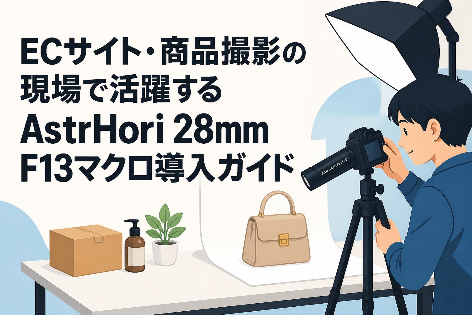 ECサイト・商品撮影の現場で活躍するAstrHori 28mm F13マクロ導入ガイド