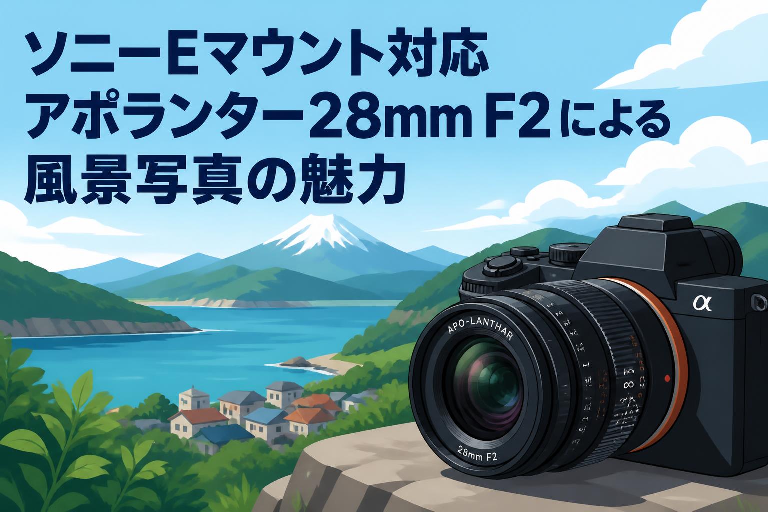 ソニーEマウント対応 アポランター28mm F2による風景写真の魅力