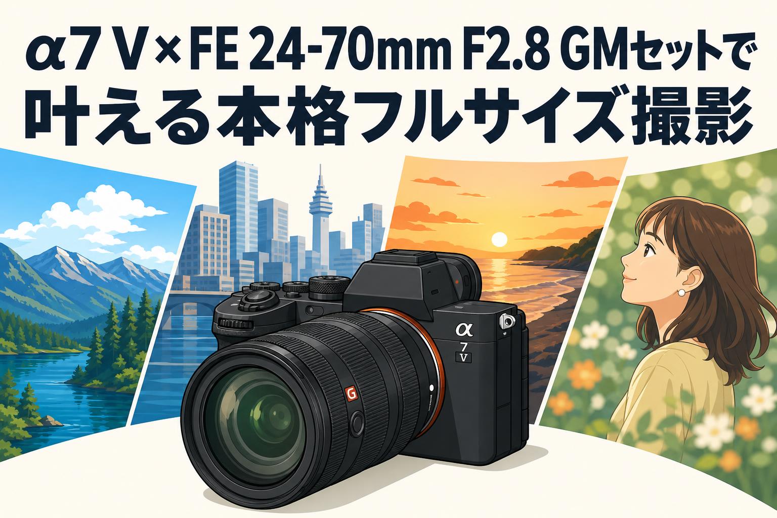 α7 V×FE 24-70mm F2.8 GMセットで叶える本格フルサイズ撮影
