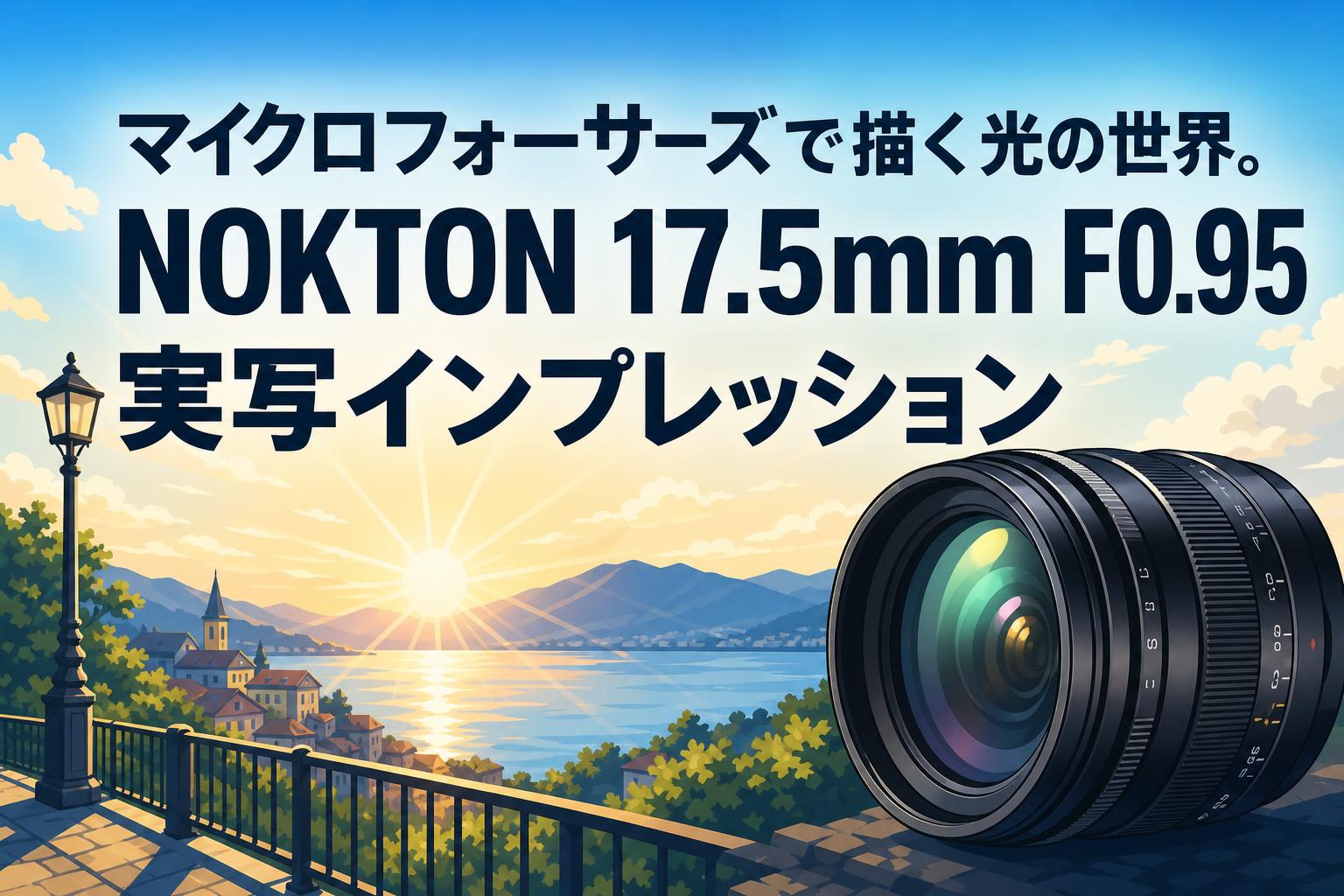 マイクロフォーサーズで描く光の世界。NOKTON 17.5mm F0.95実写インプレッション