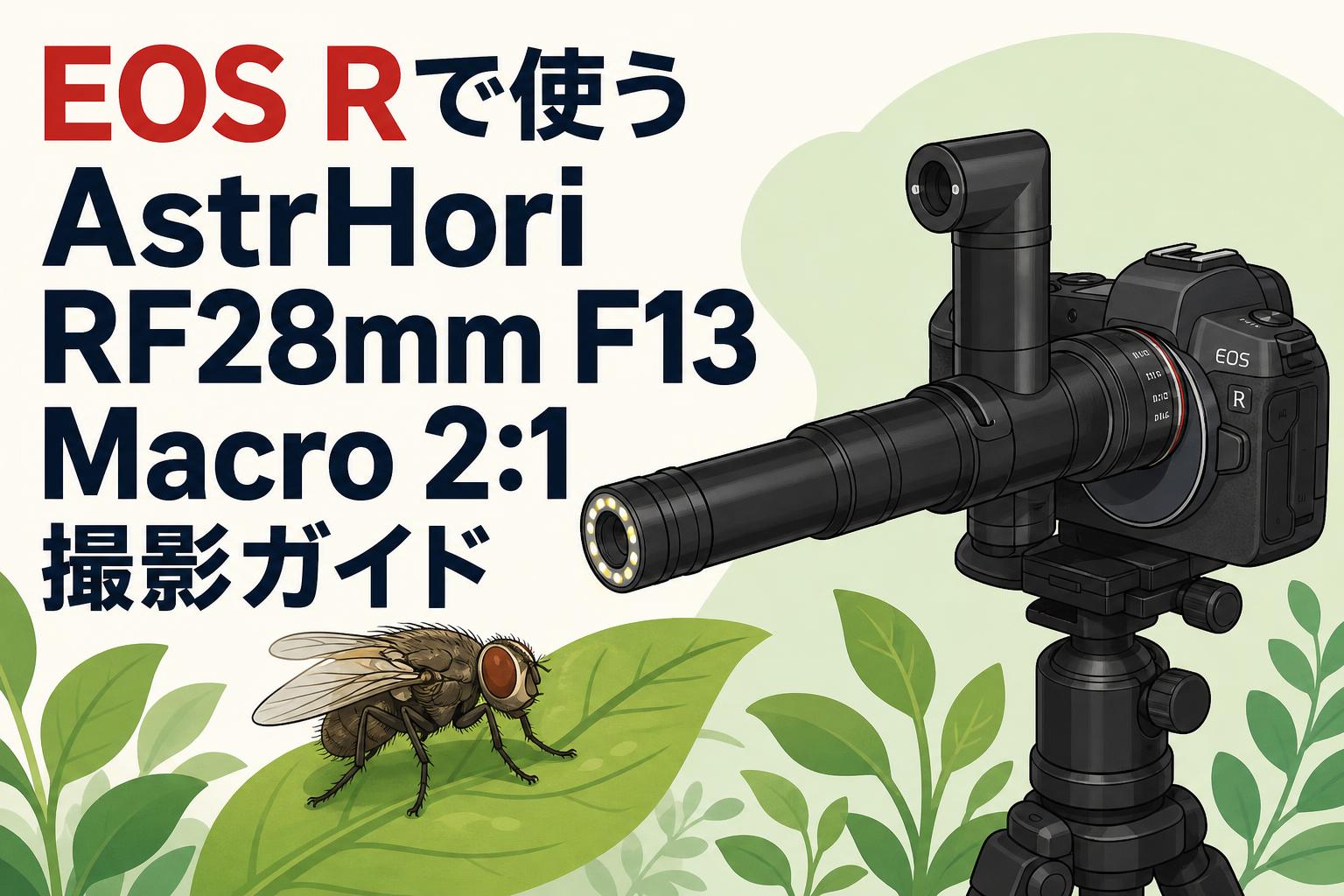 EOS Rで使うAstrHori RF28mm F13 Macro 2:1撮影ガイド
