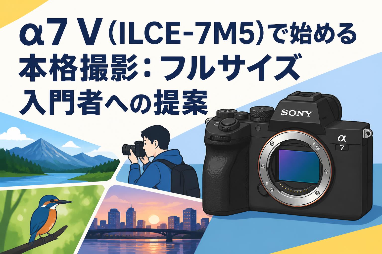 α7 V（ILCE-7M5）で始める本格撮影：フルサイズ入門者への提案