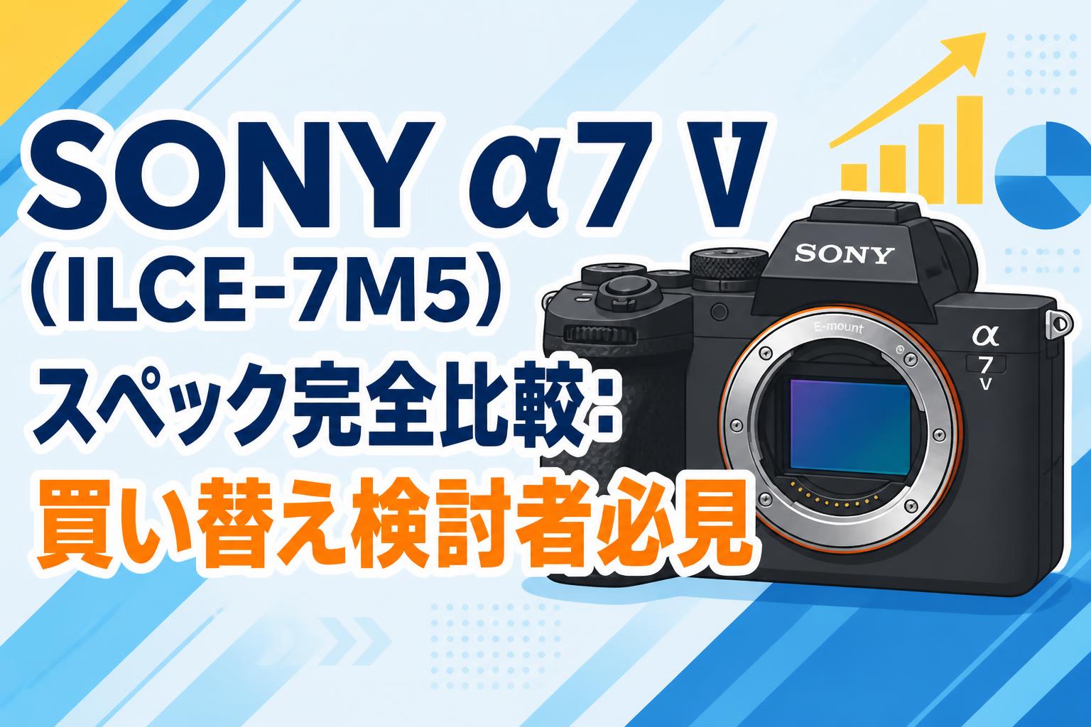 SONY α7 V（ILCE-7M5）スペック完全比較：買い替え検討者必見