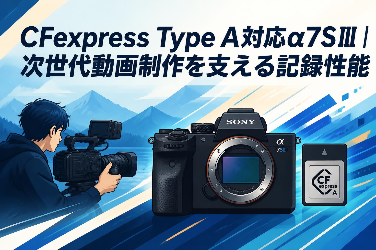 CFexpress Type A対応α7SⅢ｜次世代動画制作を支える記録性能