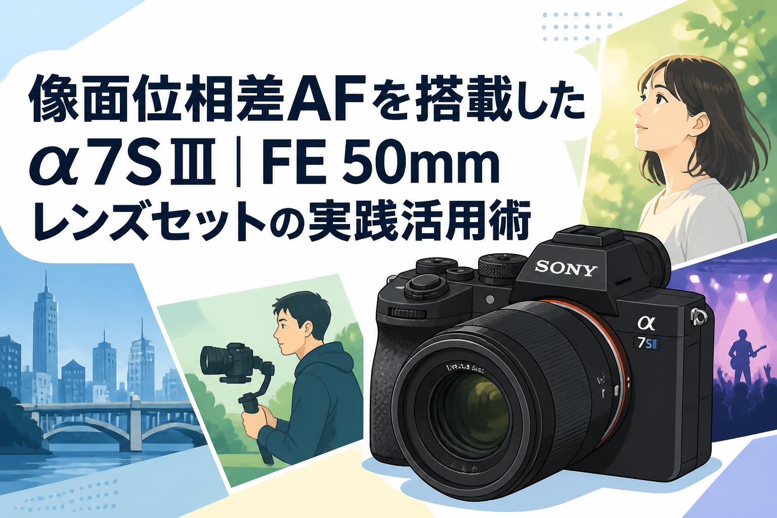 像面位相差AFを搭載したα7SⅢ｜FE 50mmレンズセットの実践活用術