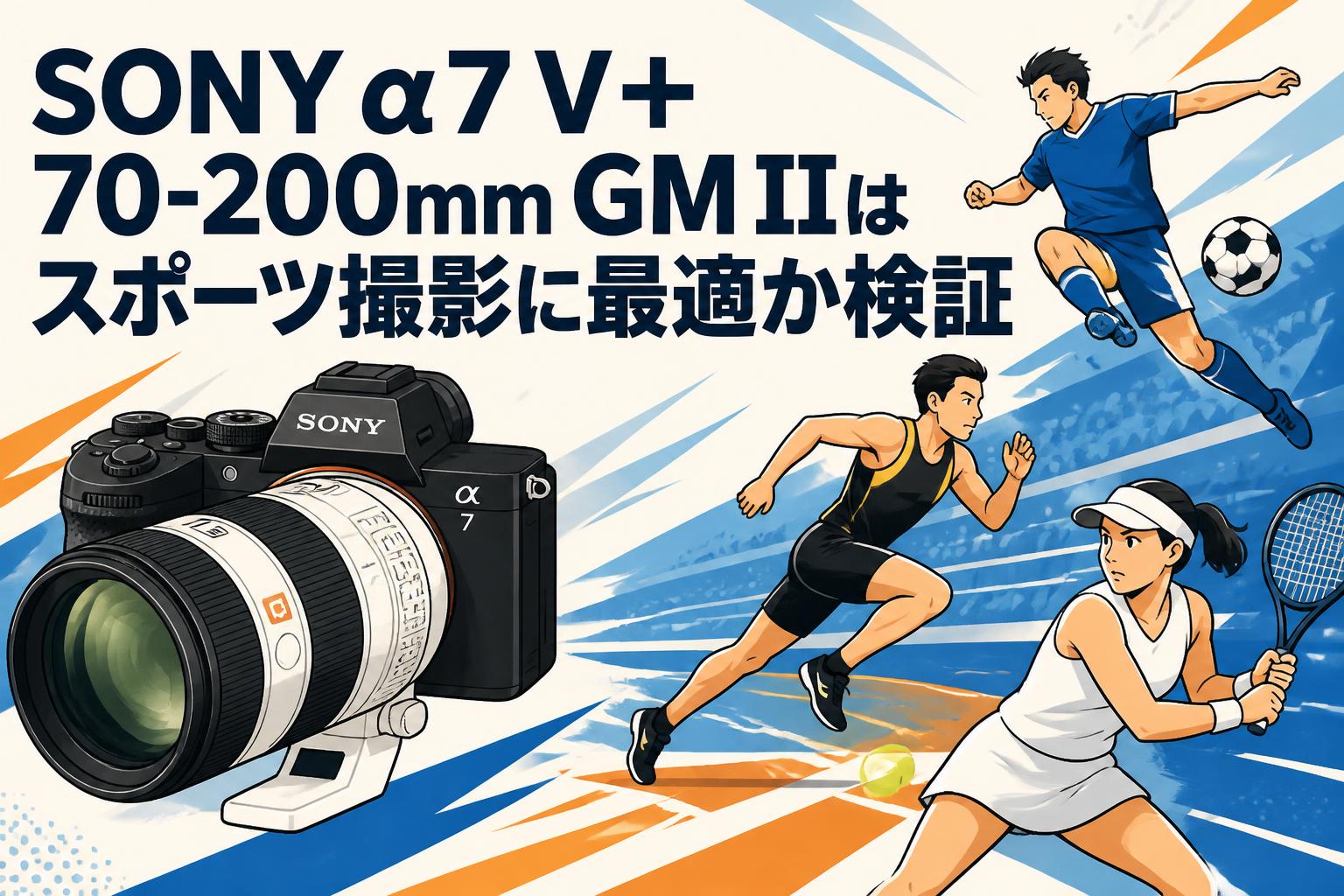 SONY α7 V＋70-200mm GM IIはスポーツ撮影に最適か検証