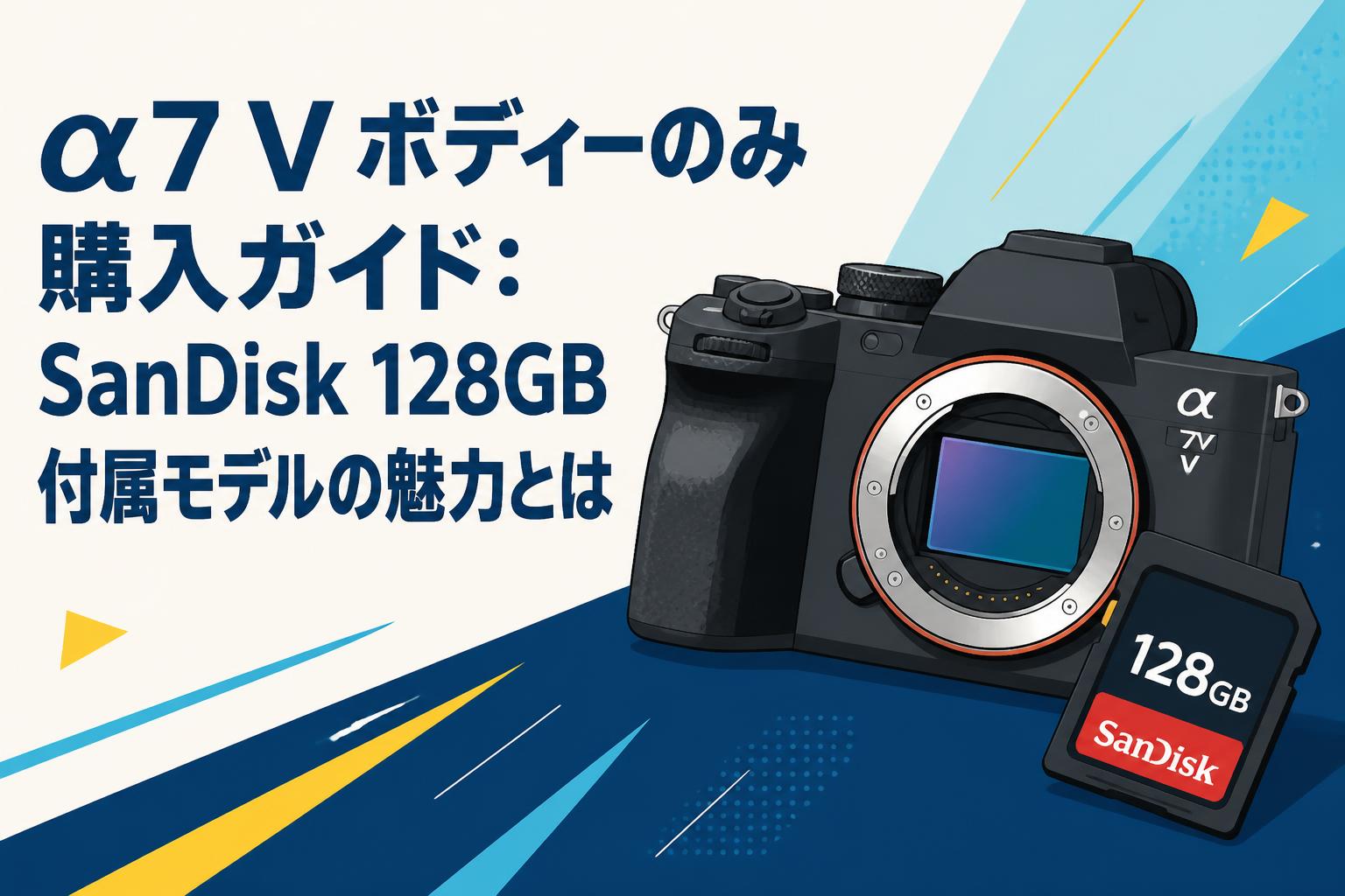 α7 V ボディーのみ購入ガイド：SanDisk 128GB付属モデルの魅力とは