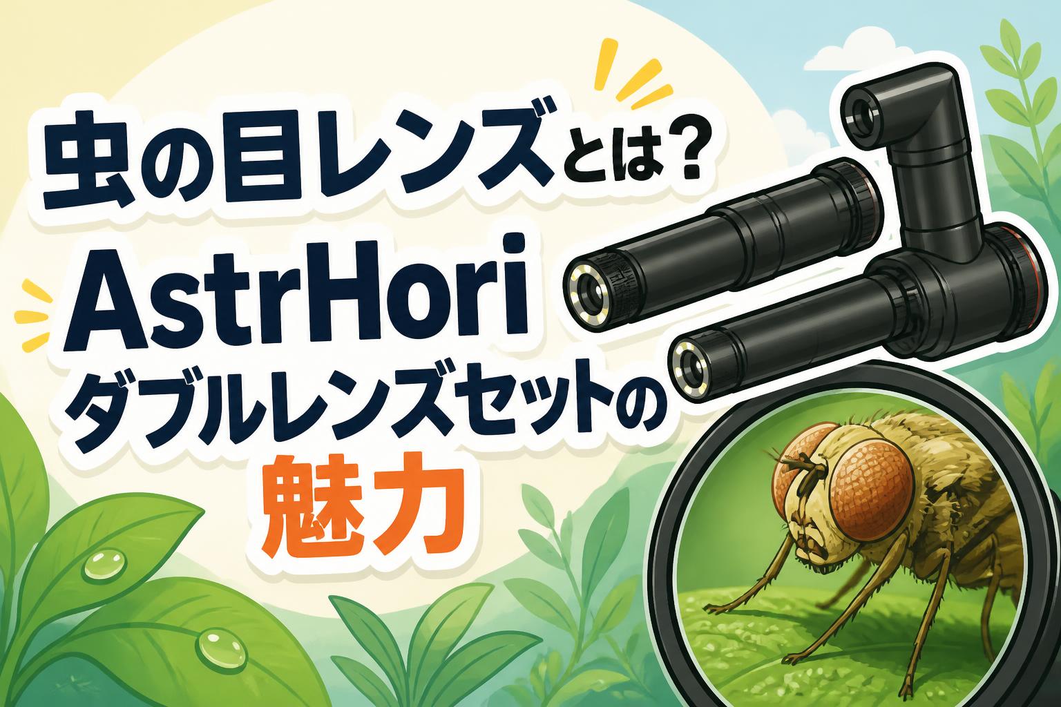 虫の目レンズとは？AstrHoriダブルレンズセットの魅力