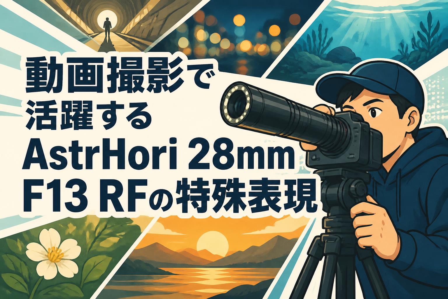 動画撮影で活躍するAstrHori 28mm F13 RFの特殊表現