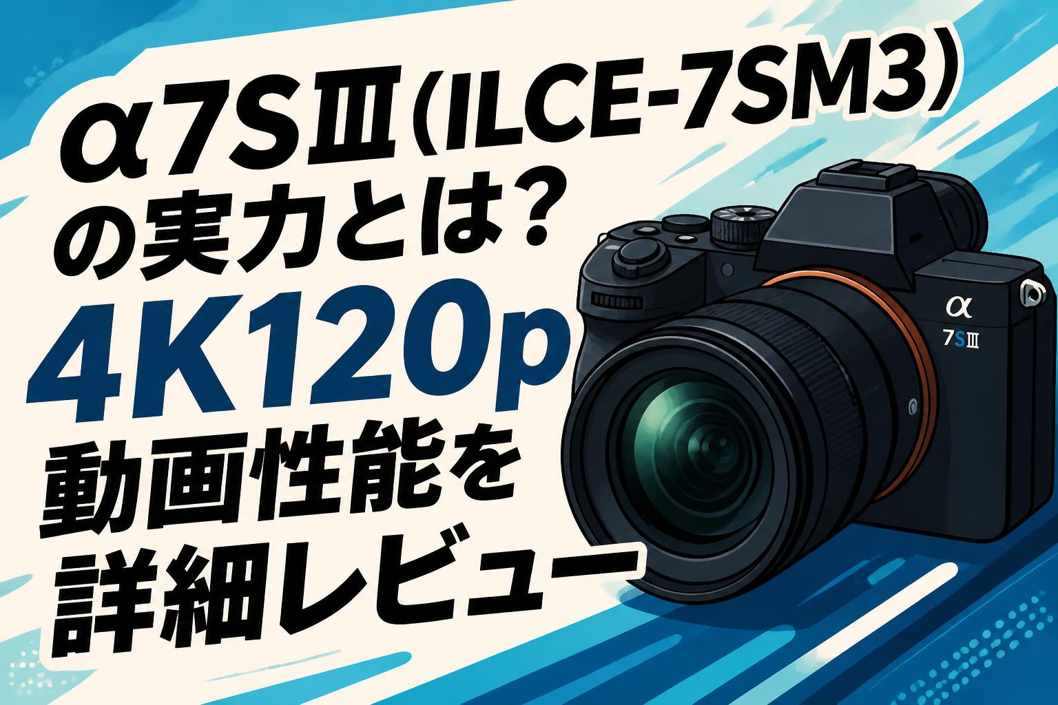 α7SⅢ（ILCE-7SM3）の実力とは？4K120p動画性能を詳細レビュー