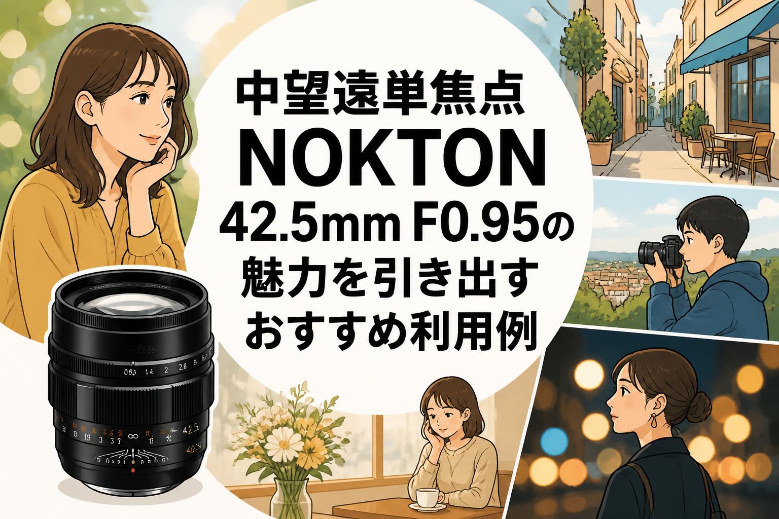 中望遠単焦点NOKTON 42.5mm F0.95の魅力を引き出すおすすめ利用例