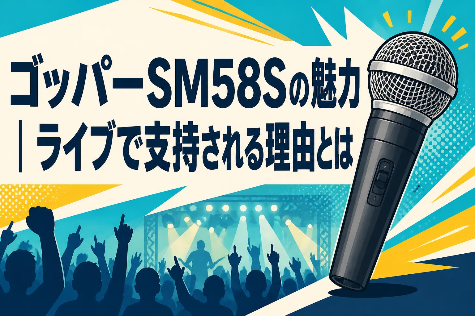 ゴッパーSM58Sの魅力｜ライブで支持される理由とは