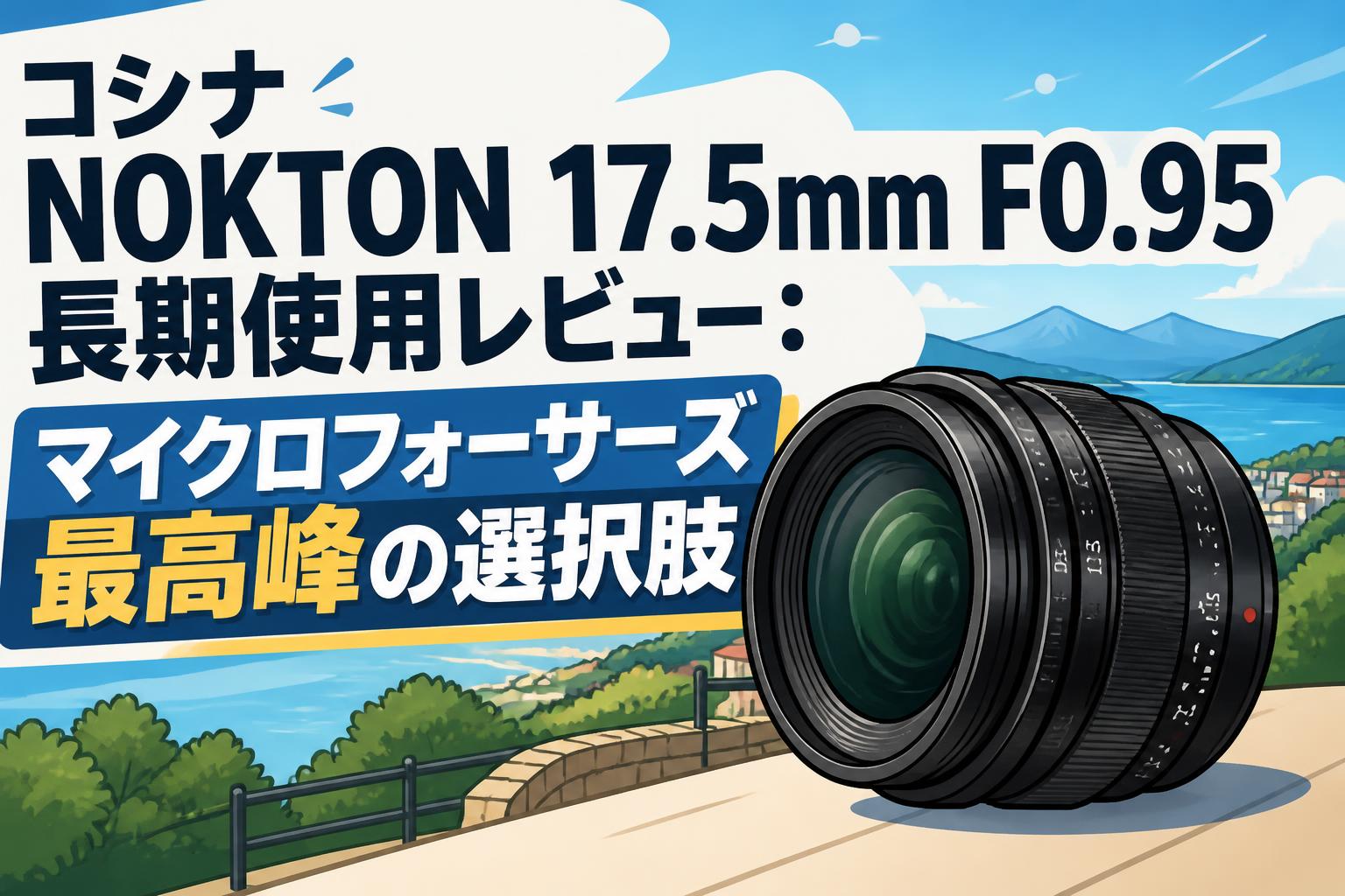 コシナ NOKTON 17.5mm F0.95長期使用レビュー：マイクロフォーサーズ最高峰の選択肢