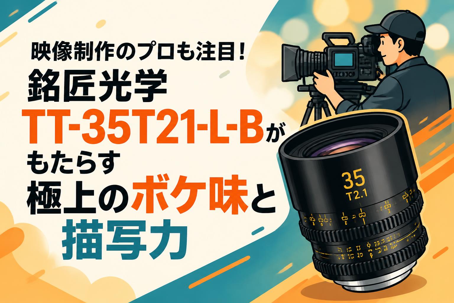 映像制作のプロも注目！銘匠光学 TT-35T21-L-Bがもたらす極上のボケ味と描写力