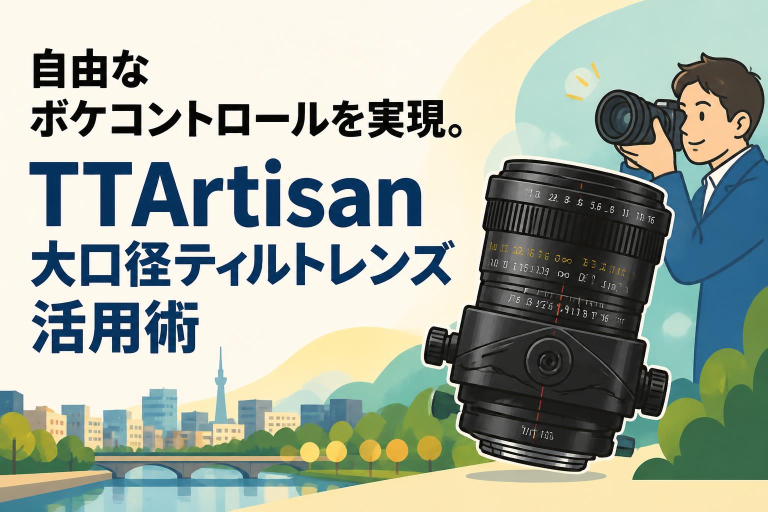 自由なボケコントロールを実現。TTArtisan大口径ティルトレンズ活用術