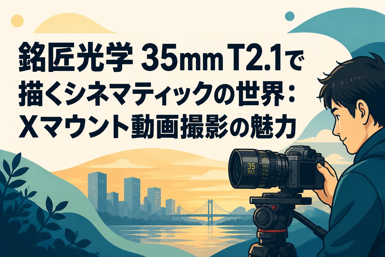 銘匠光学 35mm T2.1で描くシネマティックの世界：Xマウント動画撮影の魅力