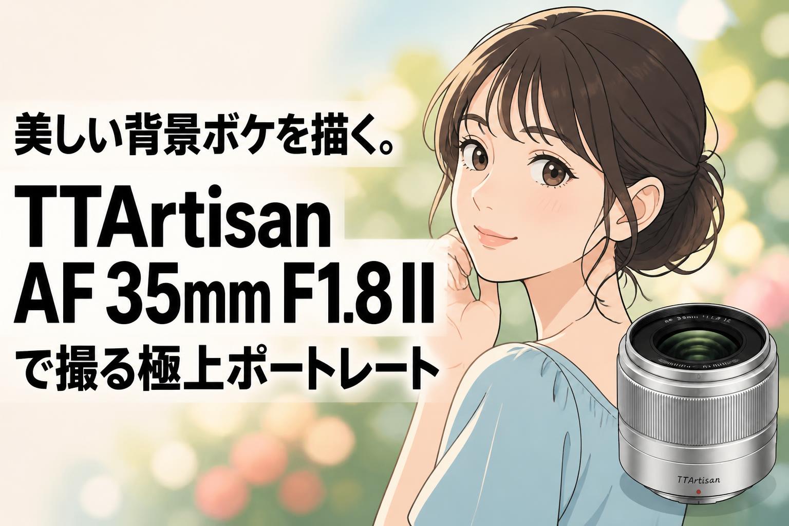 美しい背景ボケを描く。TTArtisan AF 35mm F1.8 IIで撮る極上ポートレート