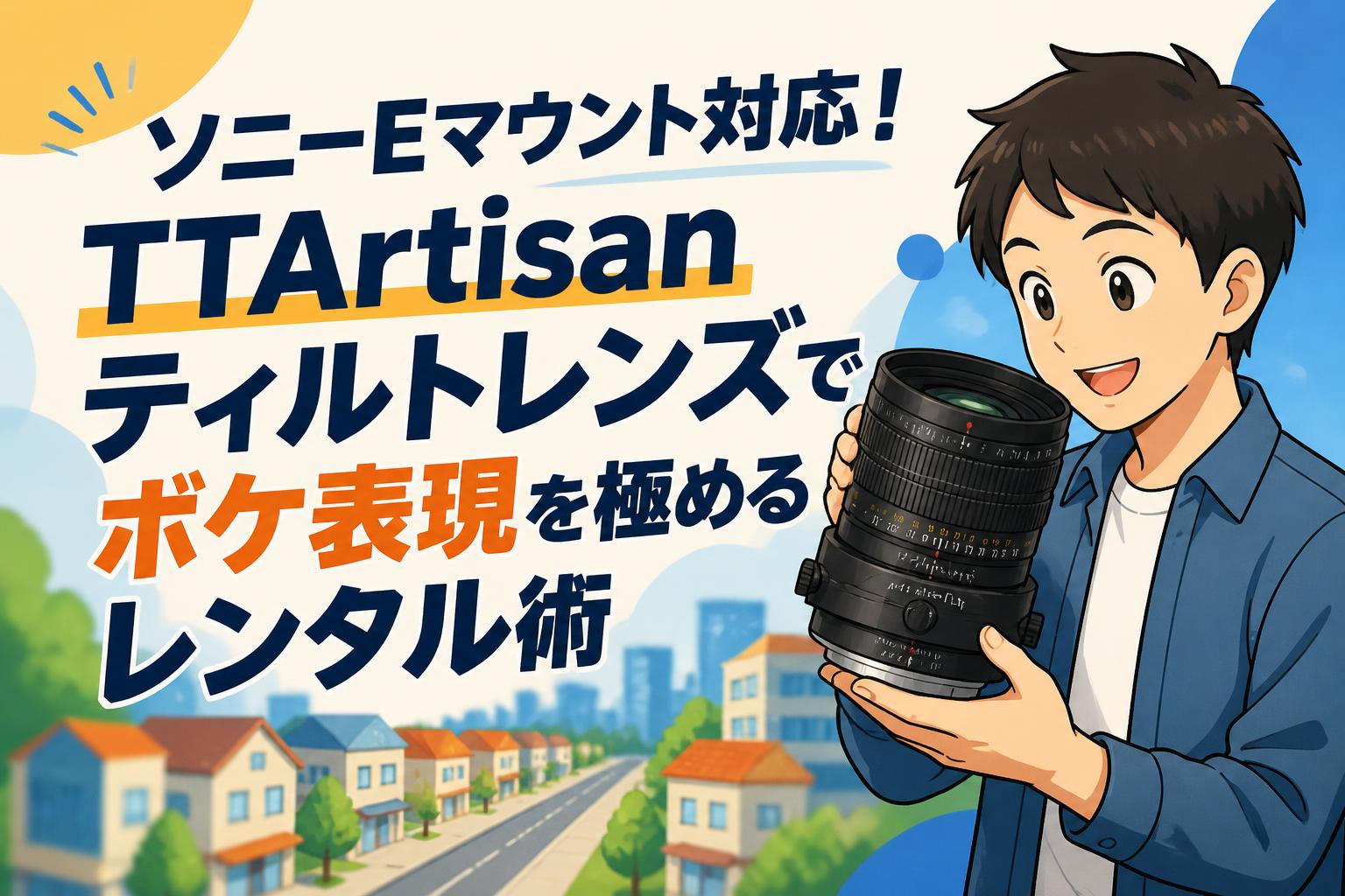 ソニーEマウント対応！TTArtisan ティルトレンズでボケ表現を極めるレンタル術