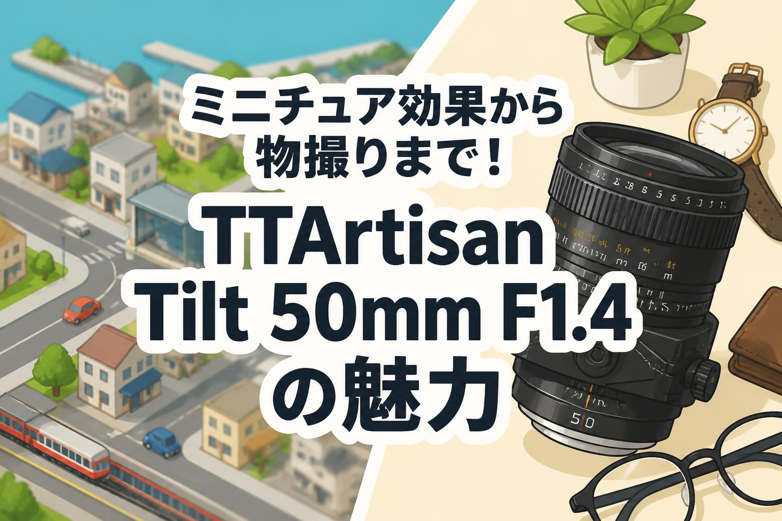 ミニチュア効果から物撮りまで！TTArtisan Tilt 50mm F1.4の魅力