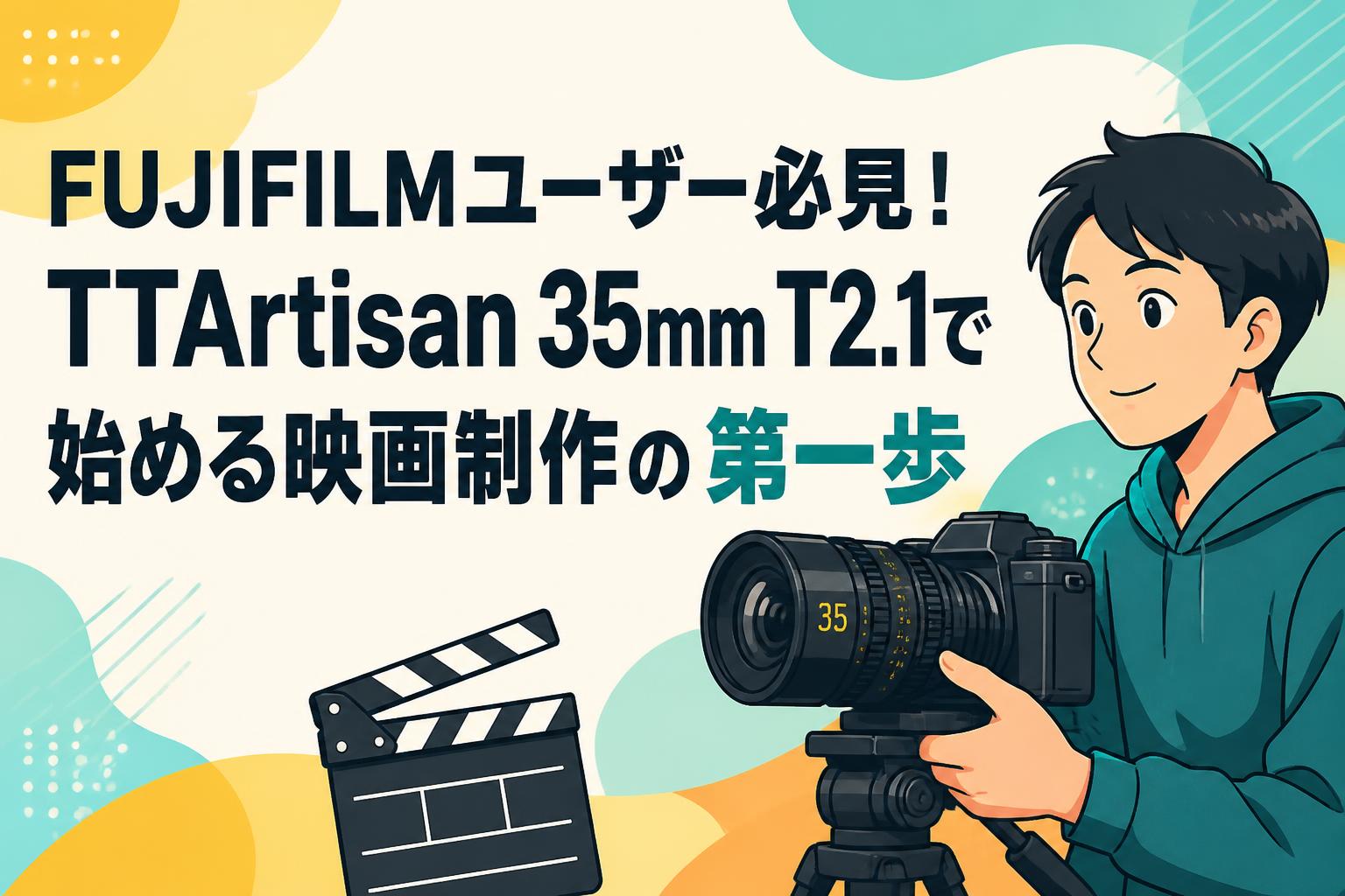 FUJIFILMユーザー必見！TTArtisan 35mm T2.1で始める映画制作の第一歩