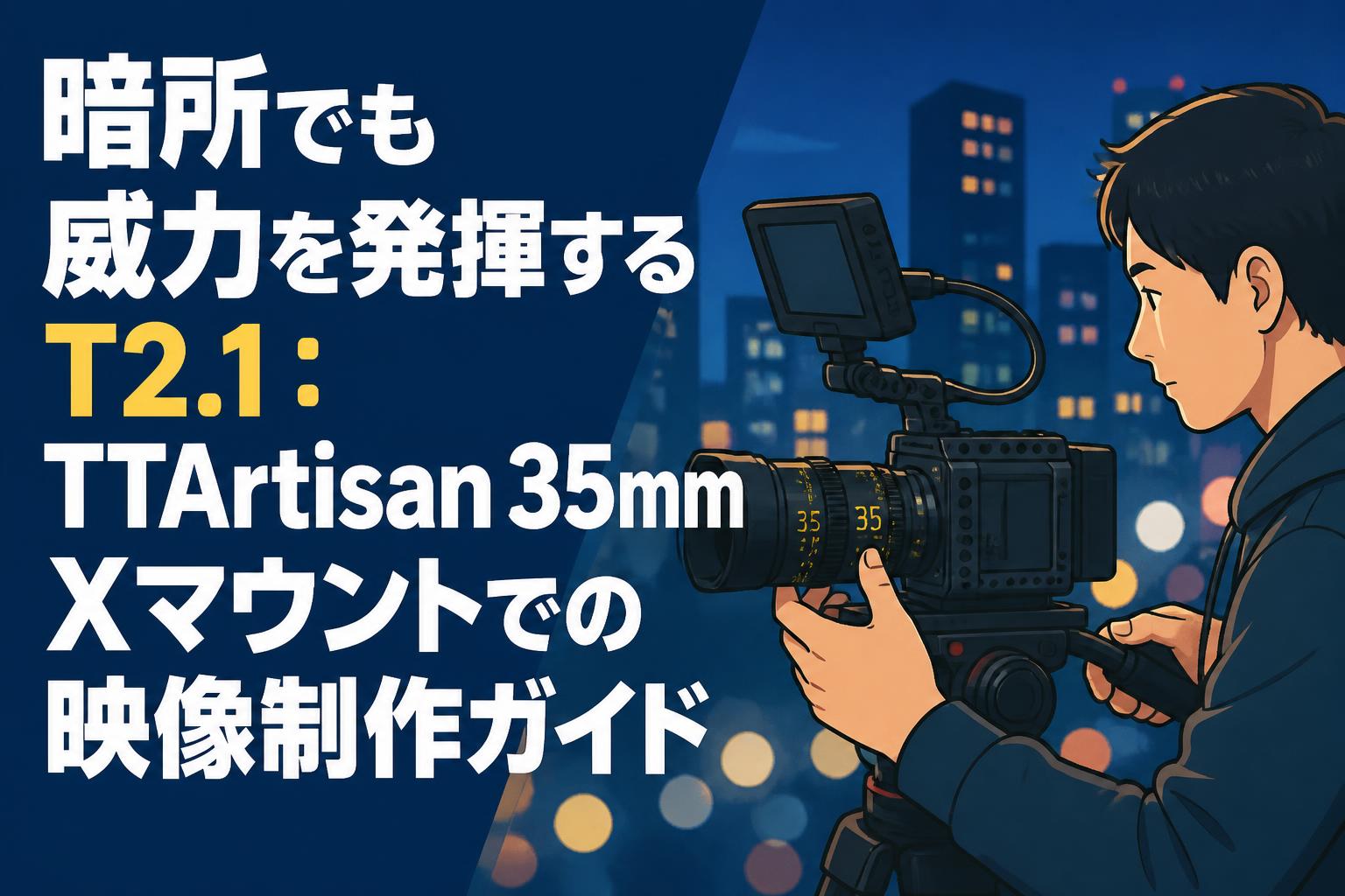 暗所でも威力を発揮するT2.1：TTArtisan 35mm Xマウントでの映像制作ガイド