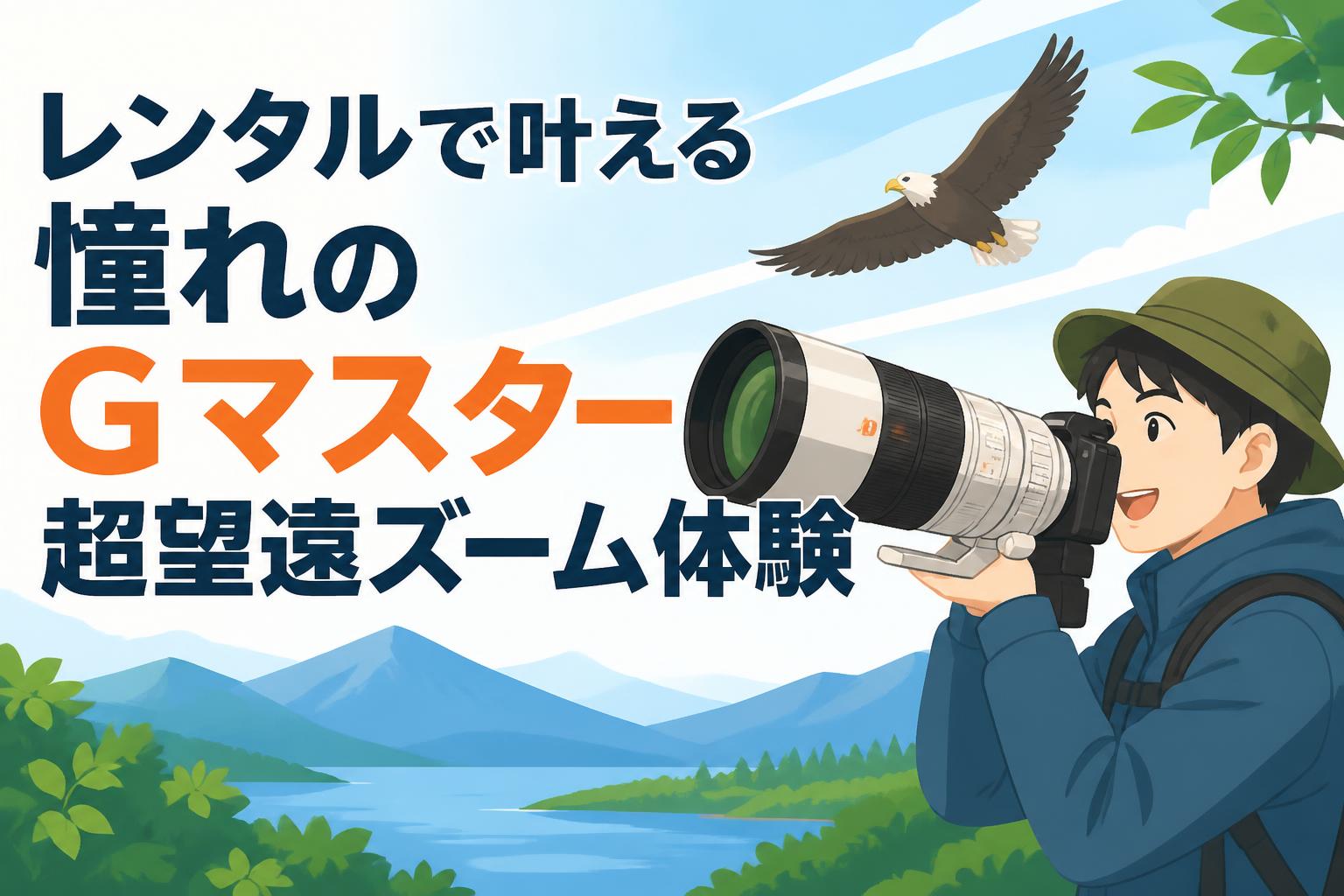 レンタルで叶える憧れのGマスター超望遠ズーム体験