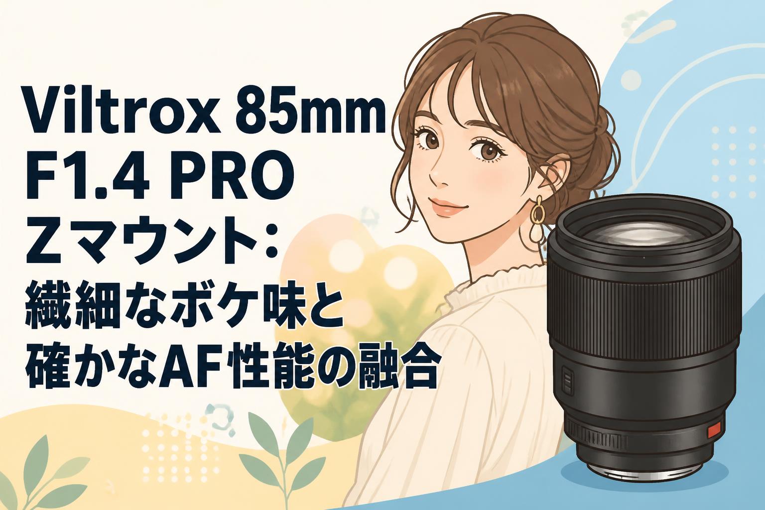 Viltrox 85mm F1.4 PRO Zマウント：繊細なボケ味と確かなAF性能の融合