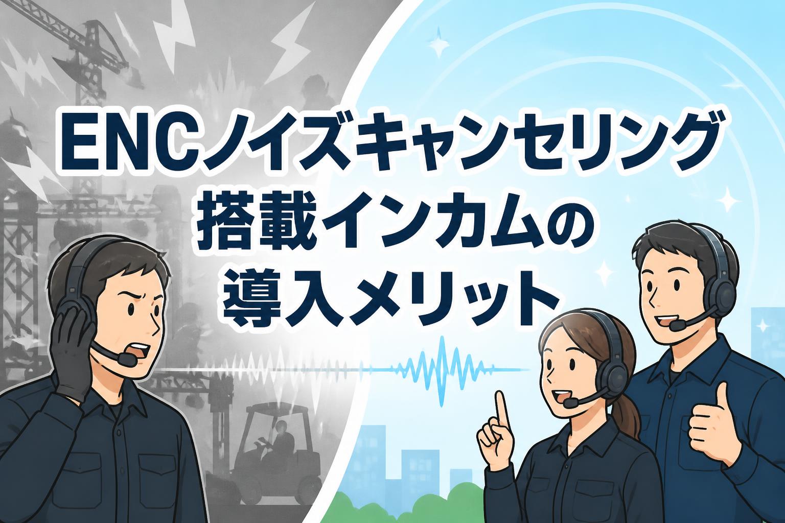 ENCノイズキャンセリング搭載インカムの導入メリット