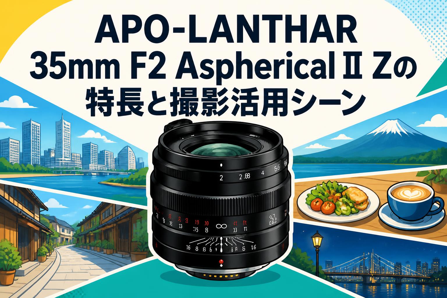 APO-LANTHAR 35mm F2 Aspherical II Zの特長と撮影活用シーン