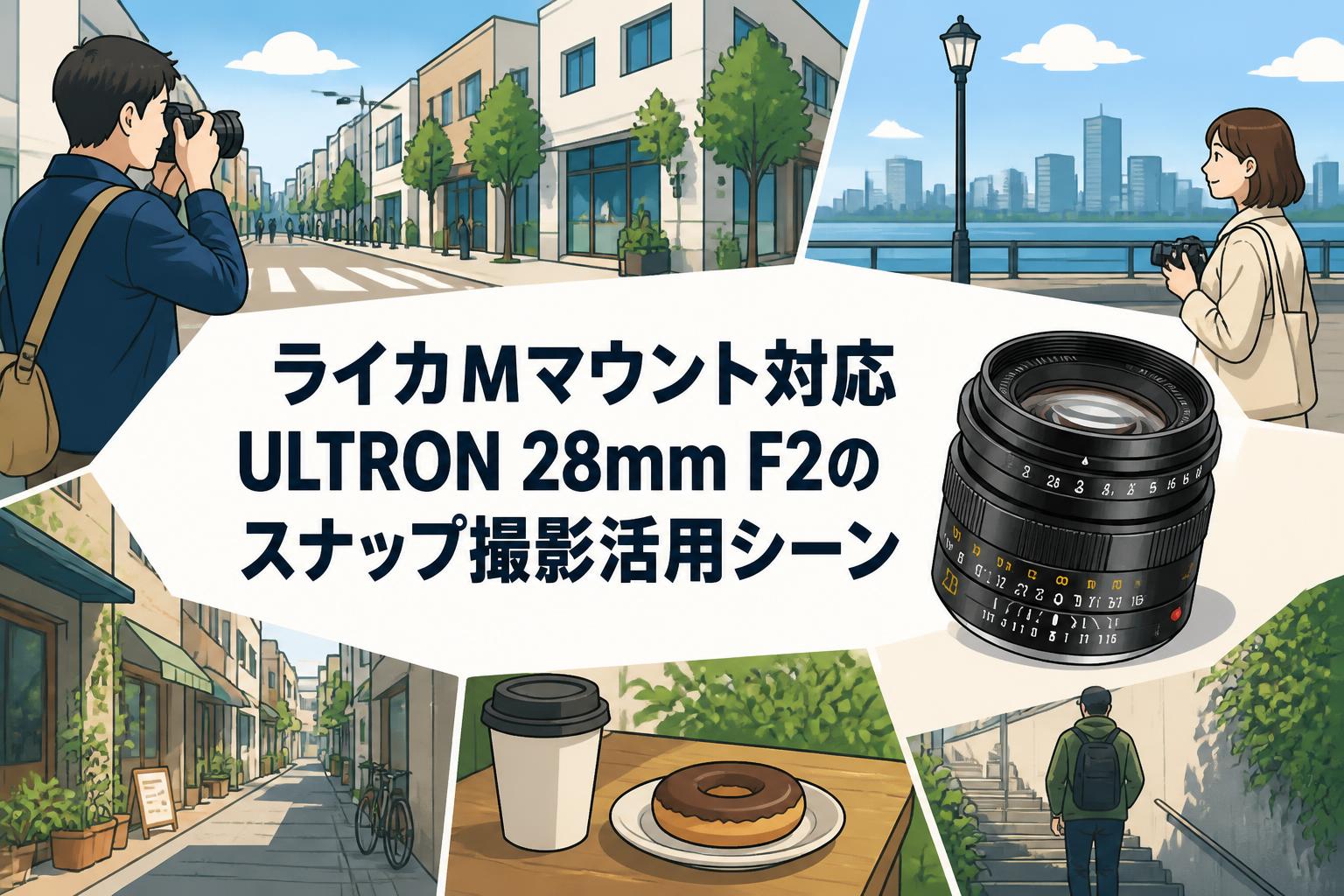 ライカMマウント対応ULTRON 28mm F2のスナップ撮影活用シーン