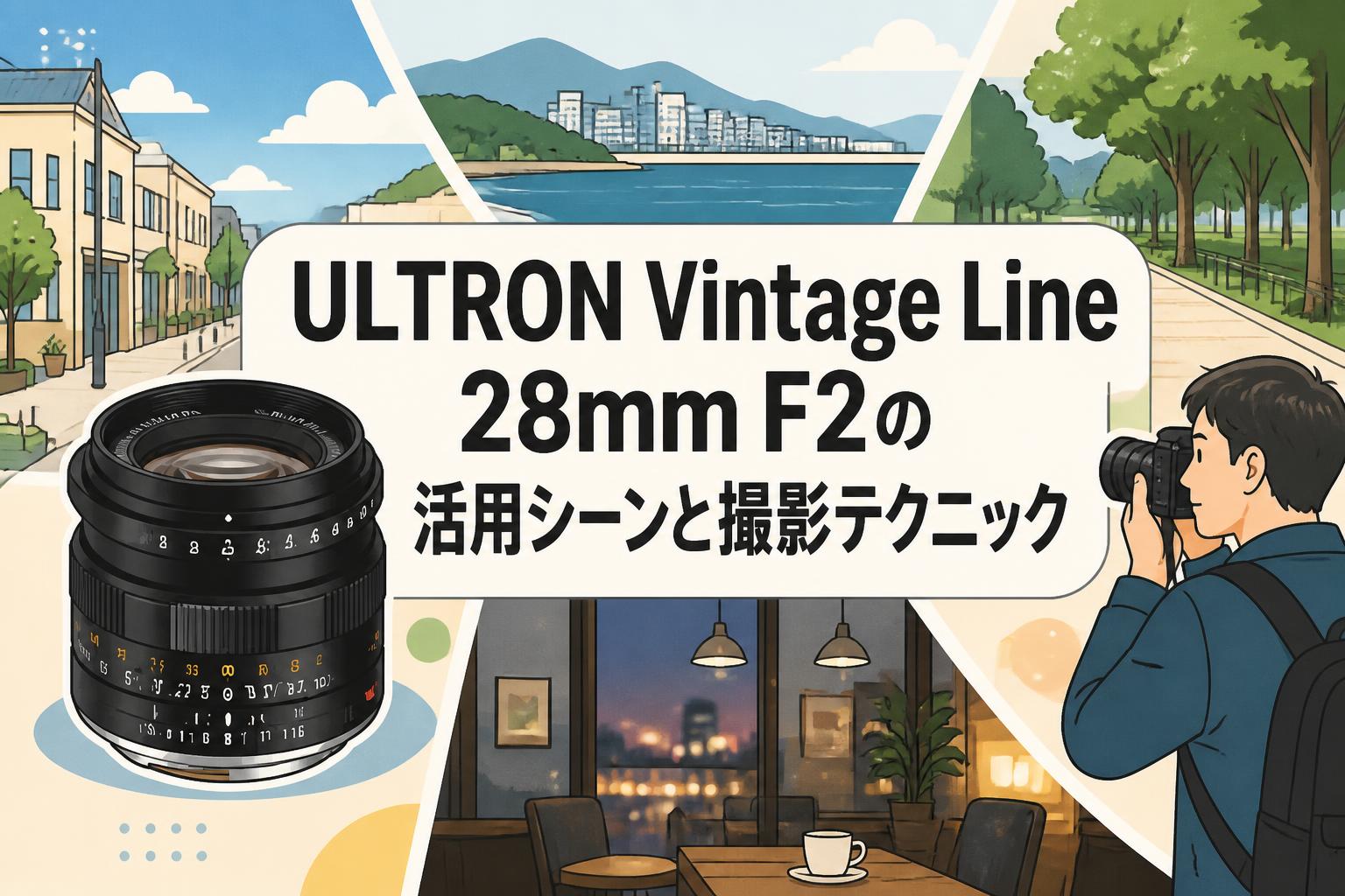 ULTRON Vintage Line 28mm F2の活用シーンと撮影テクニック