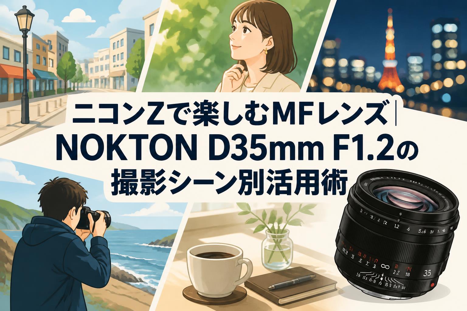 ニコンZで楽しむMFレンズ｜NOKTON D35mm F1.2の撮影シーン別活用術