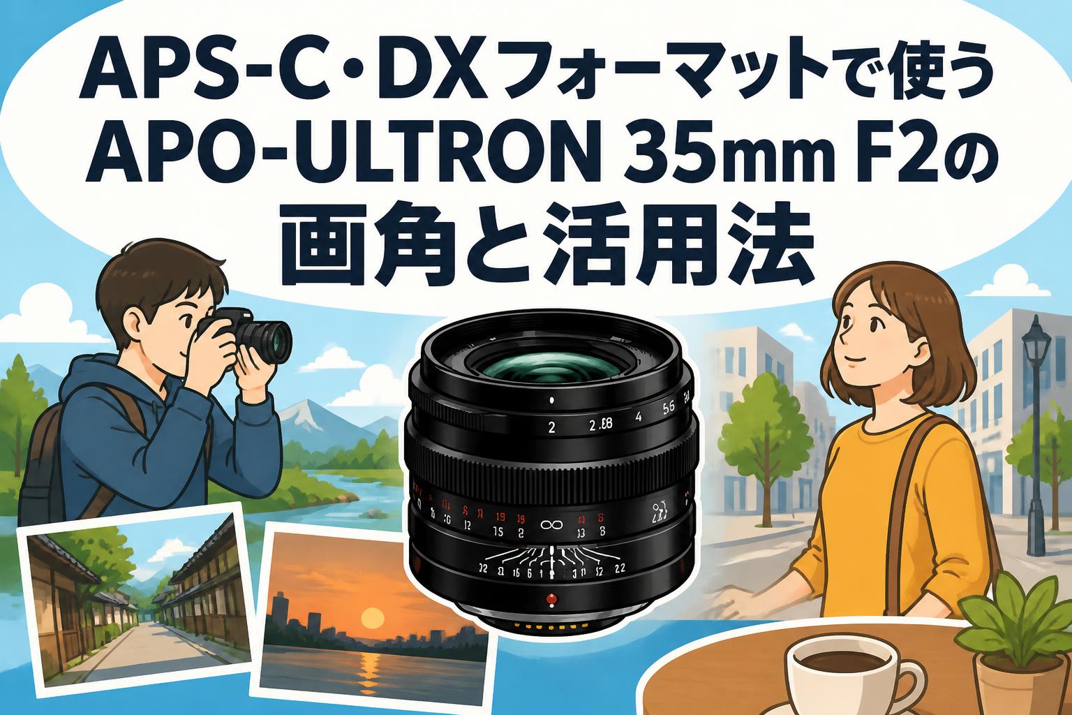 APS-C・DXフォーマットで使うAPO-ULTRON 35mm F2の画角と活用法