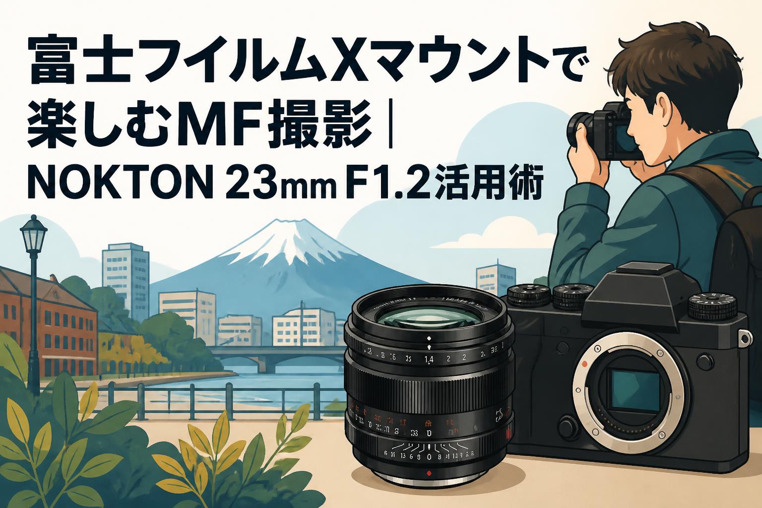 富士フイルムXマウントで楽しむMF撮影｜NOKTON 23mm F1.2活用術